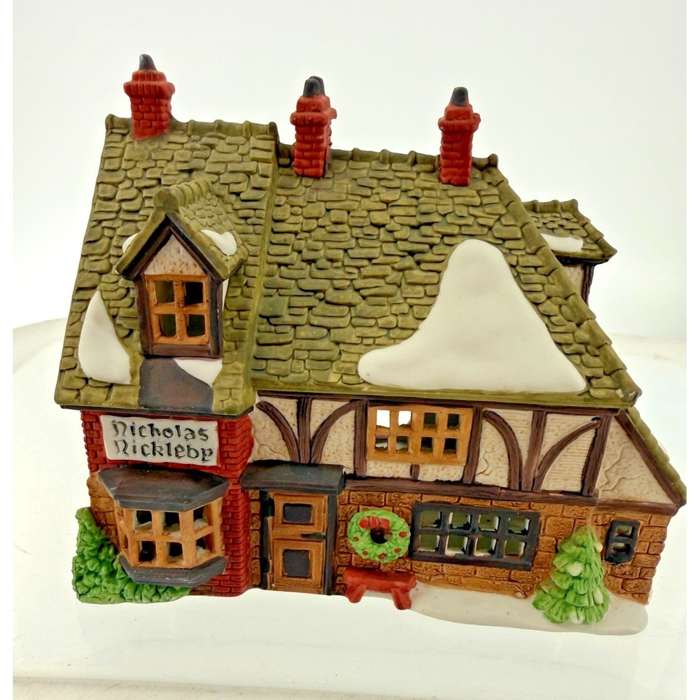Department 56 Nicholas Nickleby Cottage‎ Dickens Village House 1988